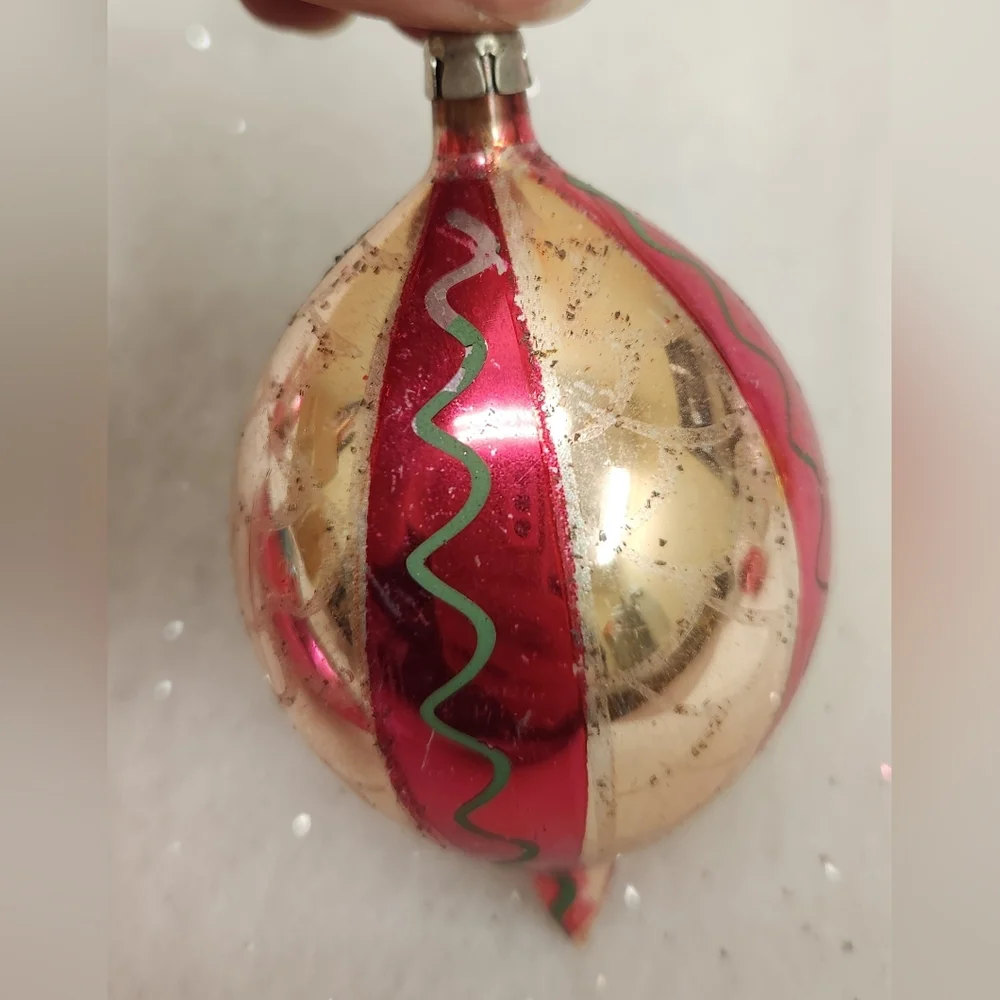 Vintage Mercury Glass Ornament Set - Picture 5 of 10